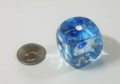 CHXDN3016: 30mm d6 Nebula: Dark Blue/White